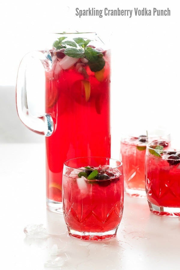 Cranberry Vodka Cocktail Recipes
 Sparkling Cranberry Vodka Punch