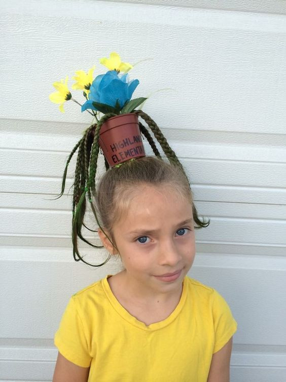 Crazy Hairstyles For Kids
 Crazy Hair day A girl and a glue gun