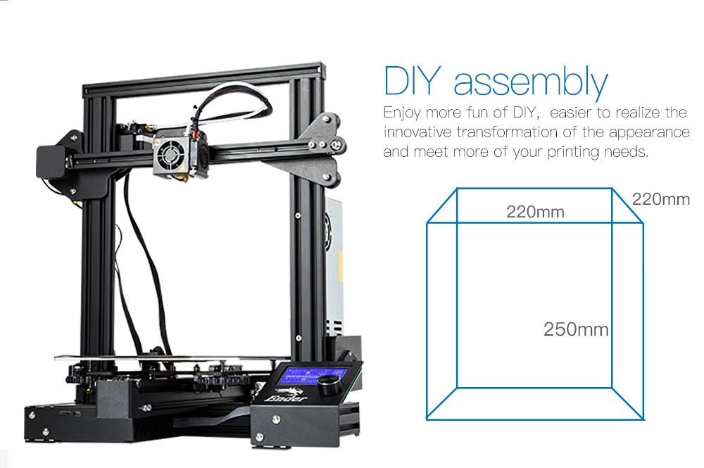 Creality3D Ender - 3 DIY 3D Printer Kit
 Original Creality3D Ender 3 pro High Precision 3D