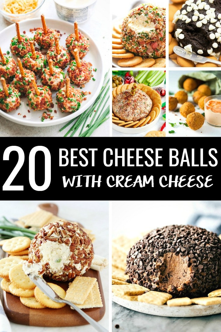 Cream Cheese Balls Appetizers
 20 Best Cream Cheese Ball Recipes for Holiday Appetizers