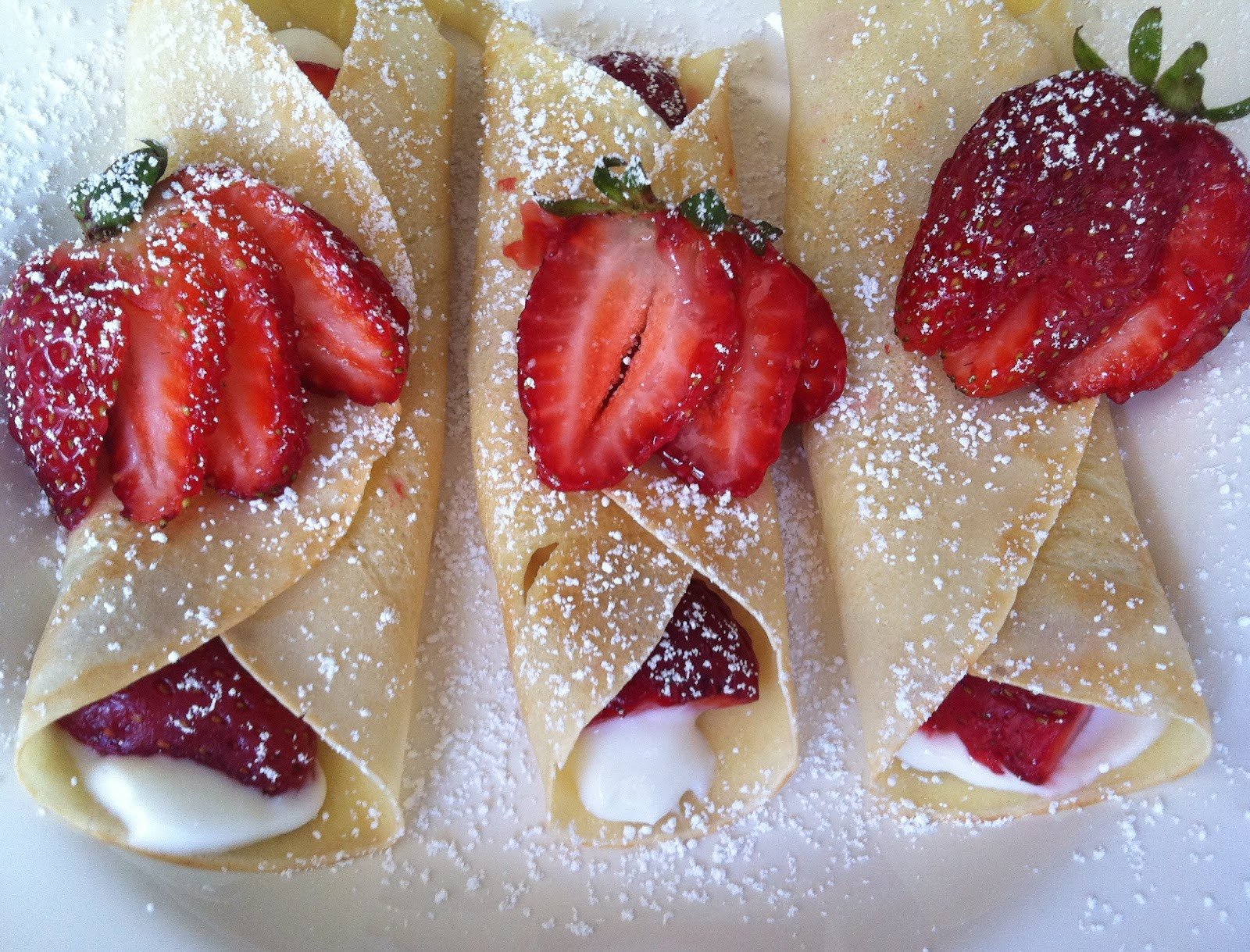 Cream Cheese Crepes
 Bite Size Goodness Strawberry And Cream Cheese Crepes