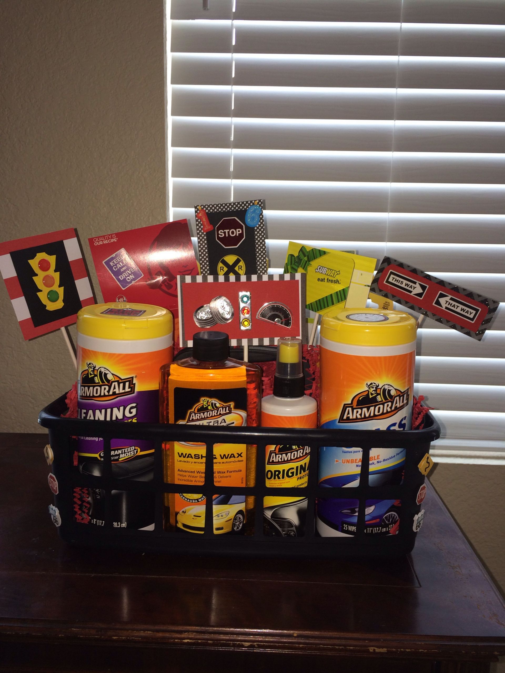 Creative 16Th Birthday Gift Ideas For Boys
 New driver basket for Logan
