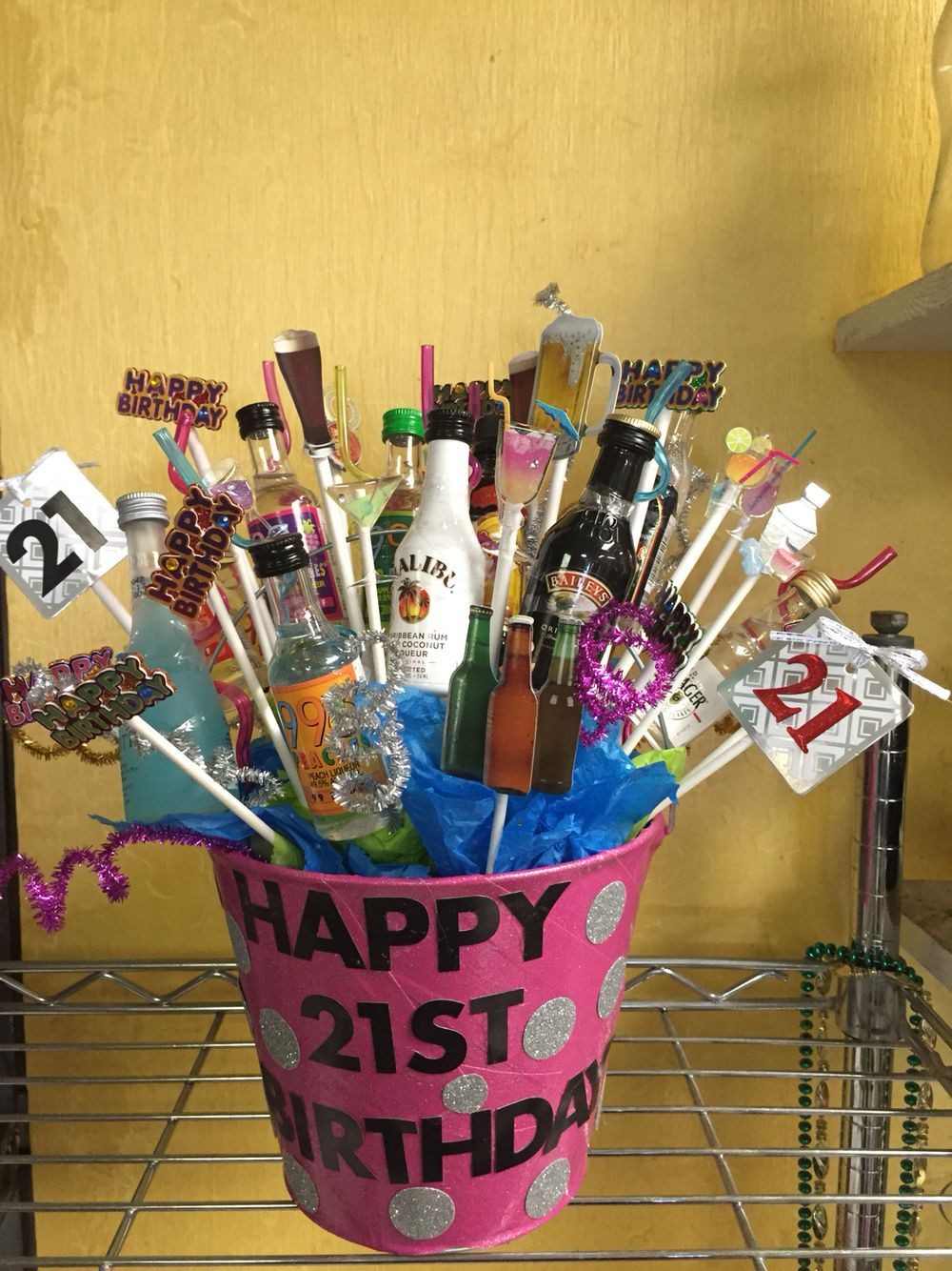Creative 21St Birthday Gift Ideas For Her
 Made this for a friend who wanted a unique drinking t