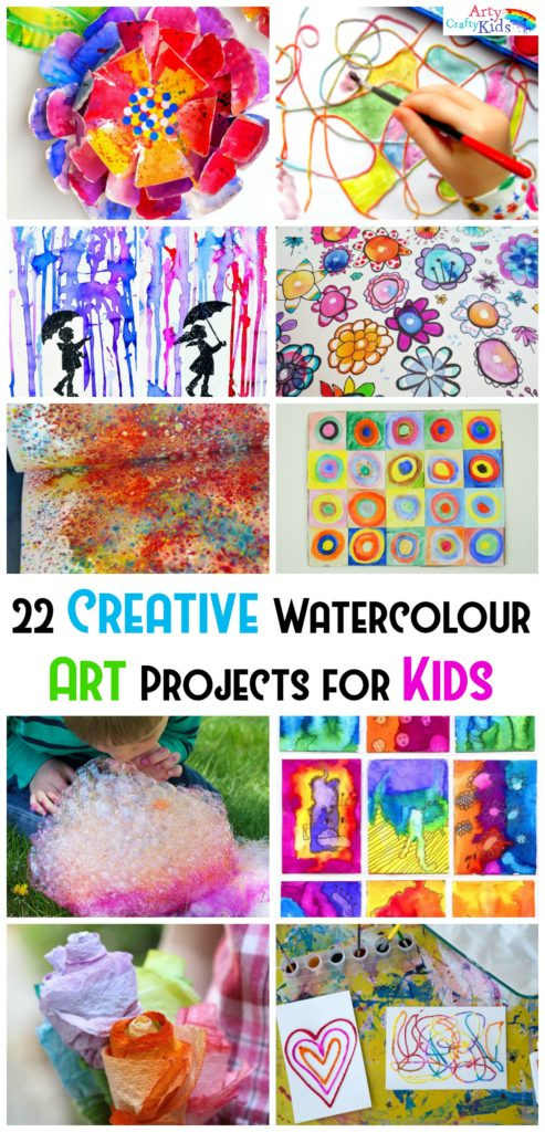 Creative Art For Toddlers
 Creative Watercolor Art Projects for Kids Arty Crafty Kids