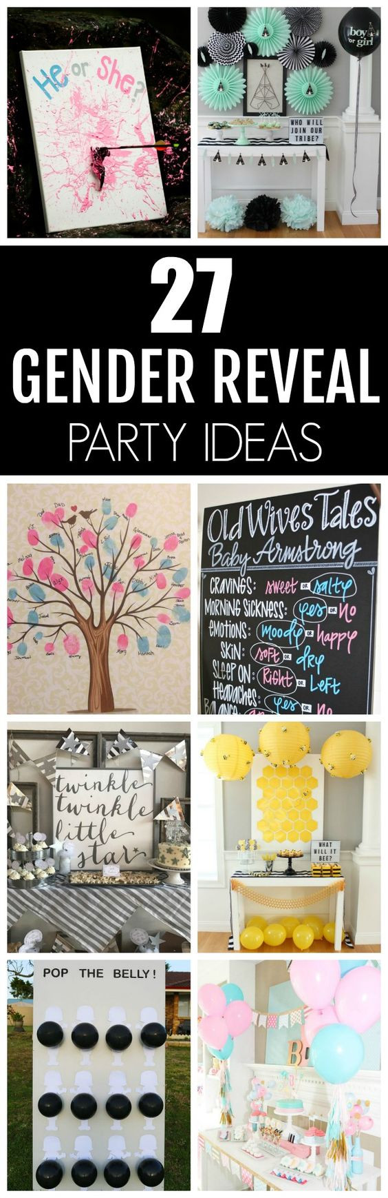 Creative Ideas For Gender Reveal Party
 27 Creative Gender Reveal Party Ideas Pretty My Party