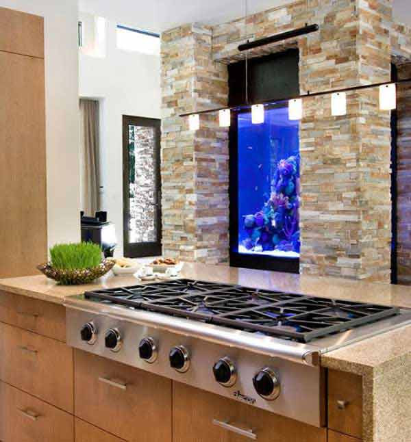 Creative Kitchen Backsplash
 Top 30 Creative and Unique Kitchen Backsplash Ideas