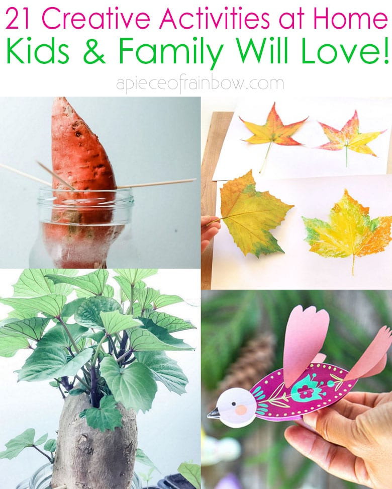 Creative Things To Do With Kids
 10 Creative Stay At Home Activities For Kids & Family