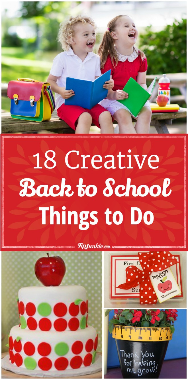 Creative Things To Do With Kids
 18 Creative Things To Do for Back to School – Tip Junkie