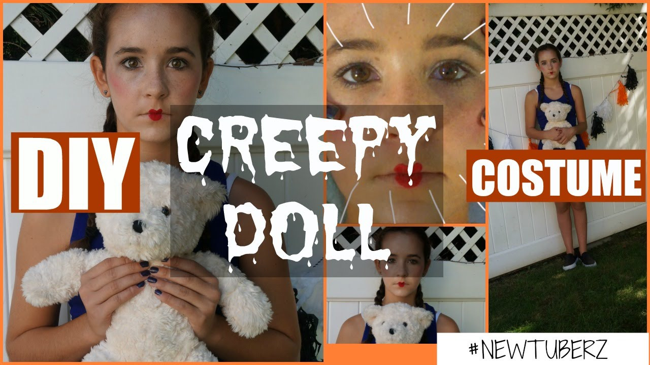 Creepy Doll Costume DIY
 DIY Creepy Doll Halloween costume