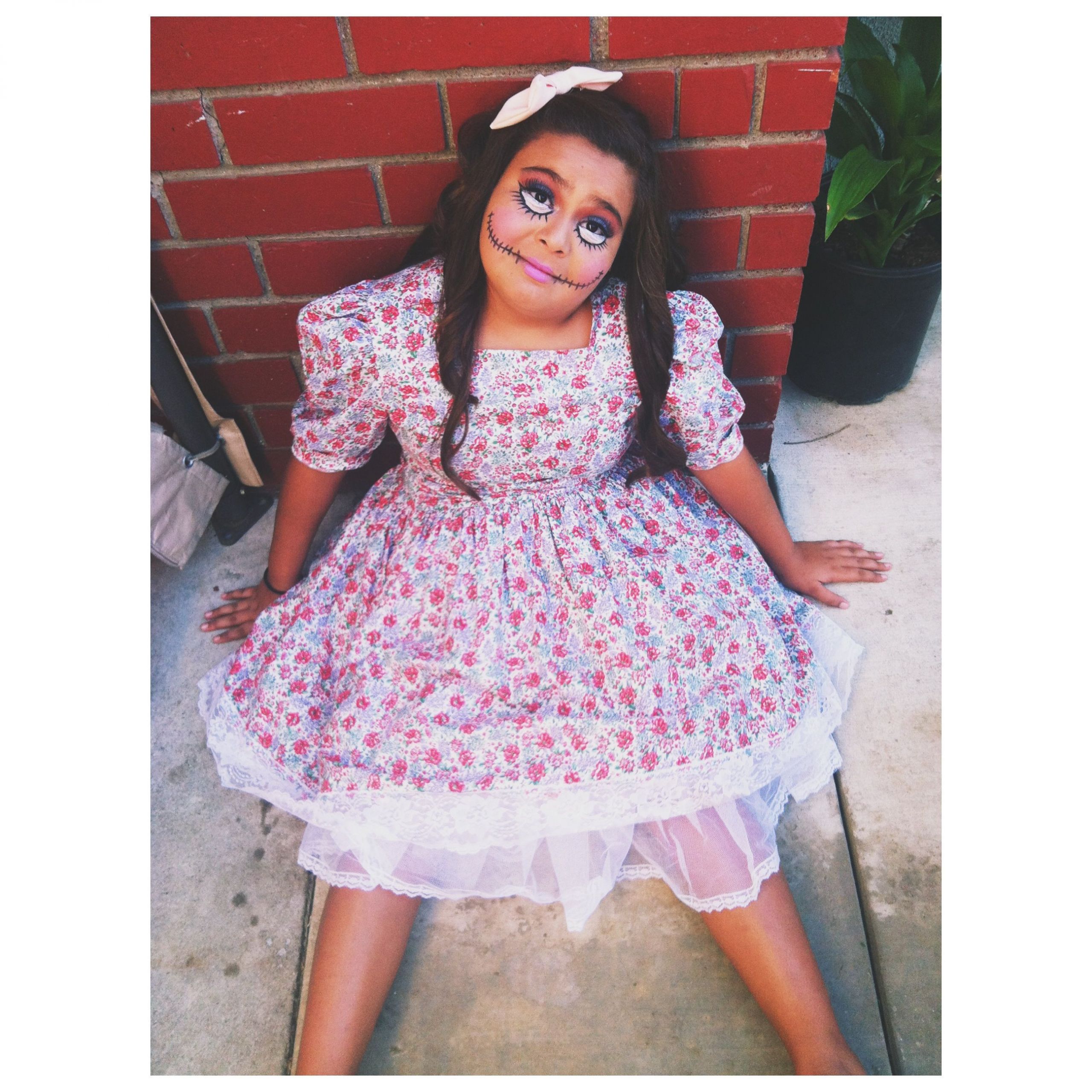Creepy Doll Costume DIY
 DIY creepy doll costume we did for my little sister