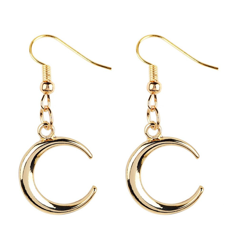 Crescent Moon Earrings
 Aliexpress Buy Moon Earrings Jewelry Brincos Gold