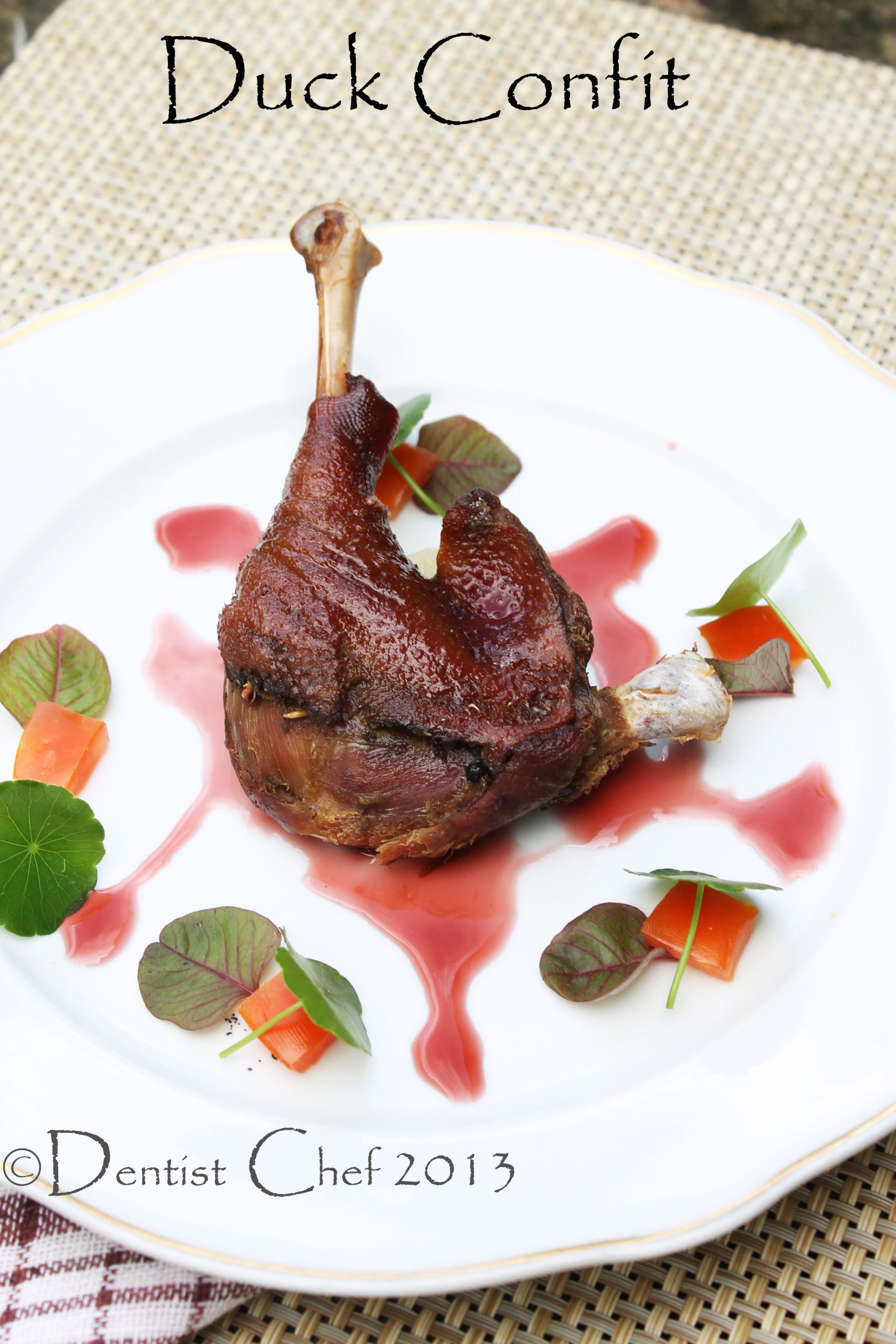 Crispy Duck Leg Recipes
 Duck Confit with Crispy Skin and Reduced Wine Sauce