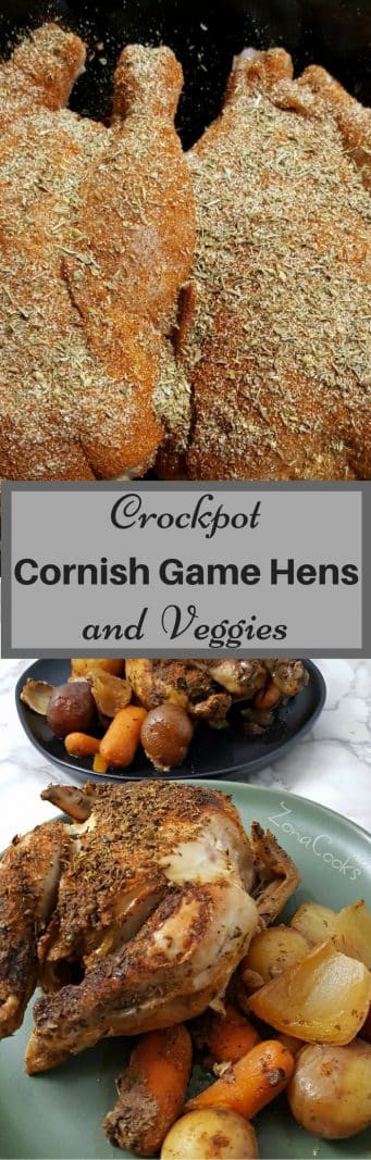 Crock Pot Cornish Game Hens Recipe
 Crockpot Cornish Game Hens and Veggies Recipe • Zona Cooks