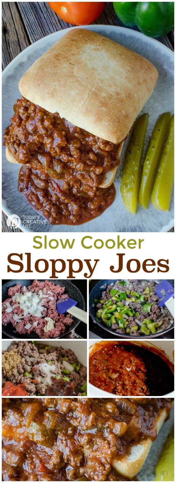 Crock Pot Recipes Kids Like
 Slow Cooker Sloppy Joes