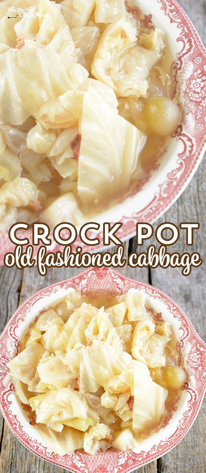 Crock Pot Recipes Kids Like
 Crock Pot Cabbage Recipe This super easy recipe tastes
