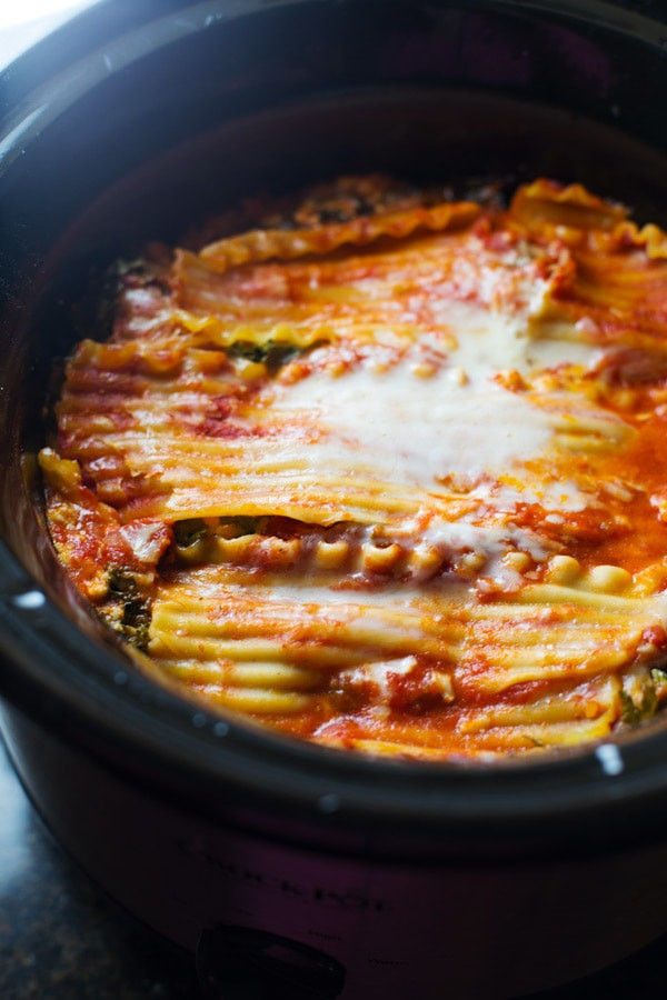 Crock Pot Vegetable Lasagna
 Super Easy Skinny Veggie Crockpot Lasagna Recipe Pinch