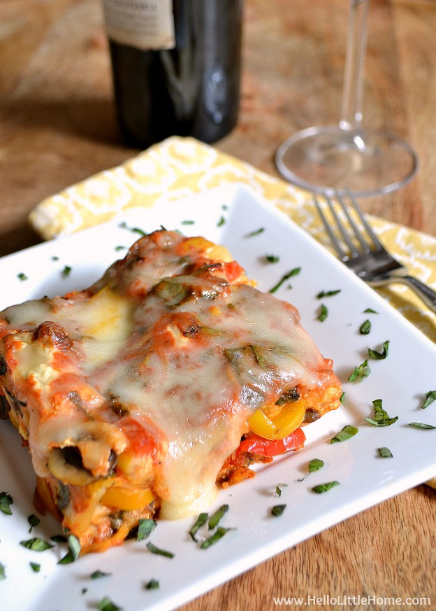 Crock Pot Vegetable Lasagna
 Easy Ve able Crock Pot Lasagna