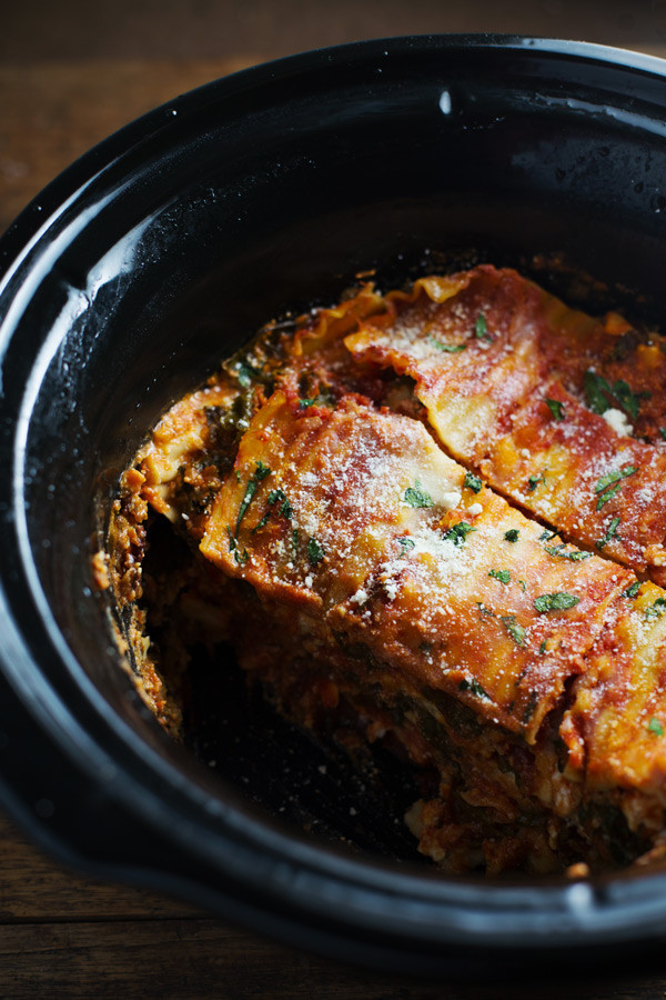 Crock Pot Vegetable Lasagna
 Easy Ve arian Crockpot Lasagna Recipe