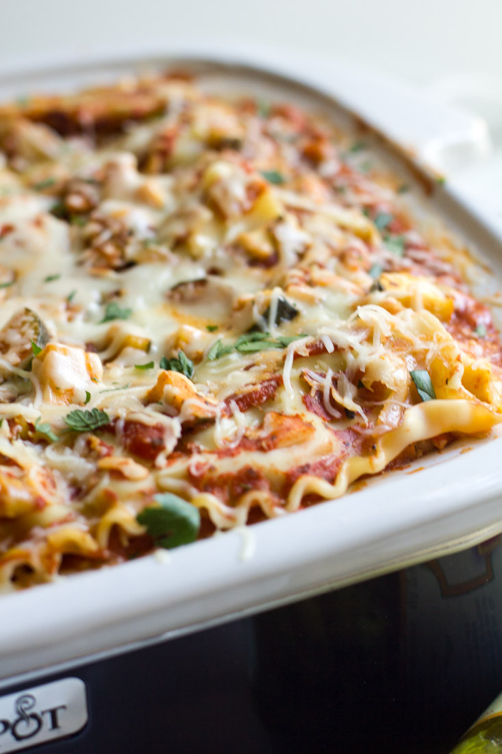 Crock Pot Vegetable Lasagna
 Brighten Every Bite with Mezzetta Crock Pot Ve able