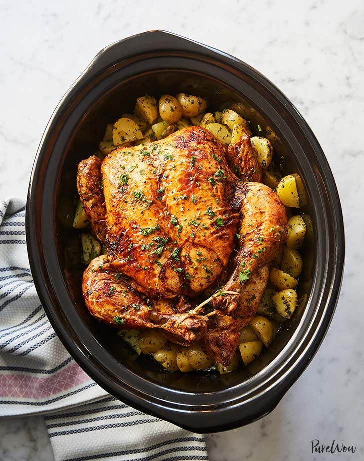 Crockpot Whole Chicken Recipe
 20 Holiday Recipes You Can Make in a Slow Cooker PureWow