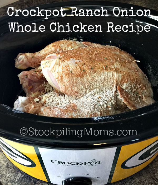 Crockpot Whole Chicken Recipe
 Crockpot Ranch ion Whole Chicken Recipe