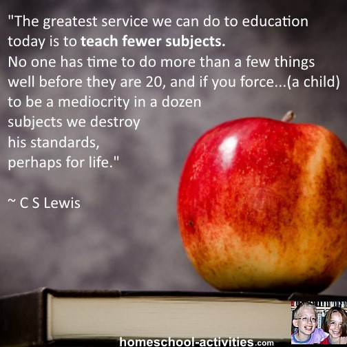 Cs Lewis Quotes On Family
 Second Generation Homeschooling Free Starting Out Guide
