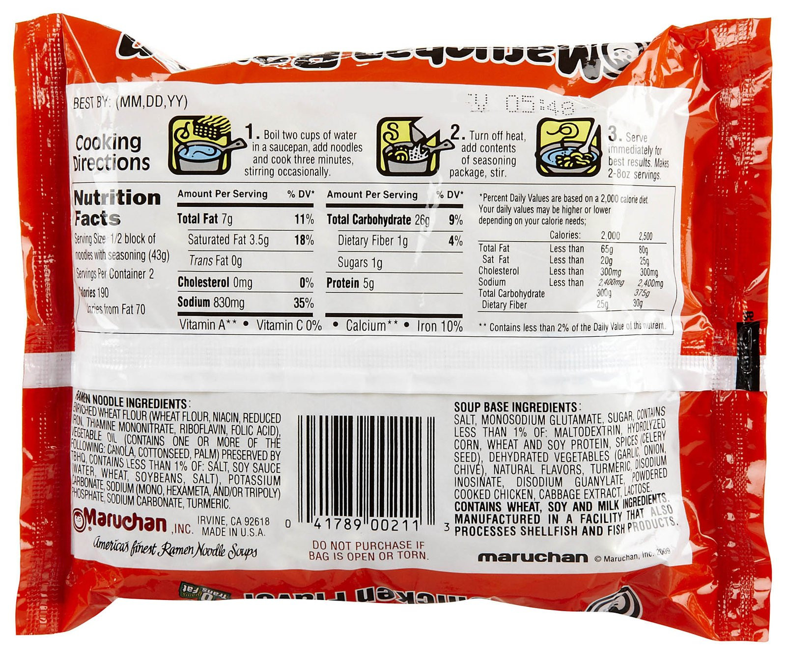 Cup Of Noodles Nutrition Facts
 ramen noodles nutrition label
