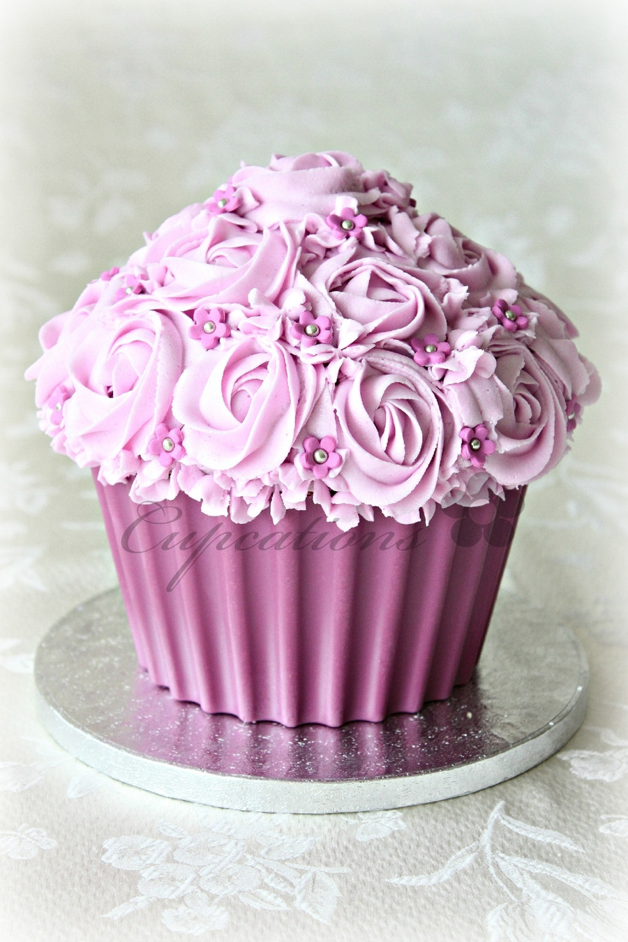 Cupcake Birthday Cakes
 Pink Giant Cupcake CakeCentral