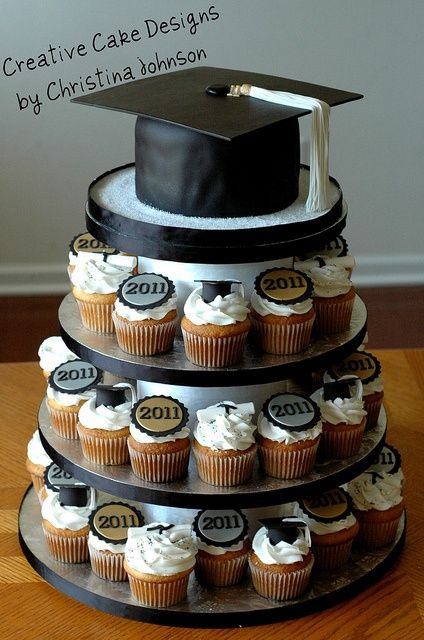 Cupcake Decorating Ideas Graduation Party
 78 Best images about graduation cake idea s on Pinterest