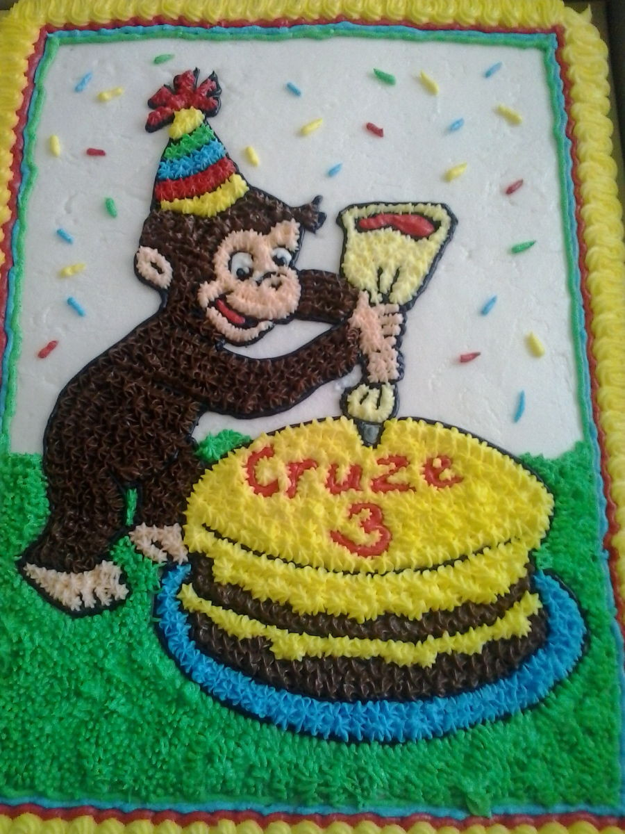 Curious George Birthday Cakes
 Curious George Birthday Cake CakeCentral