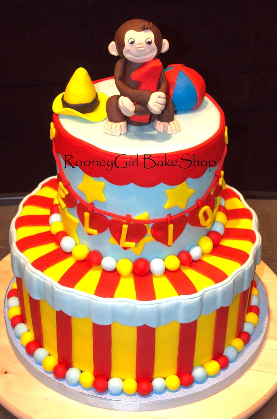 Curious George Birthday Cakes
 Curious George 1St Birthday Cake CakeCentral