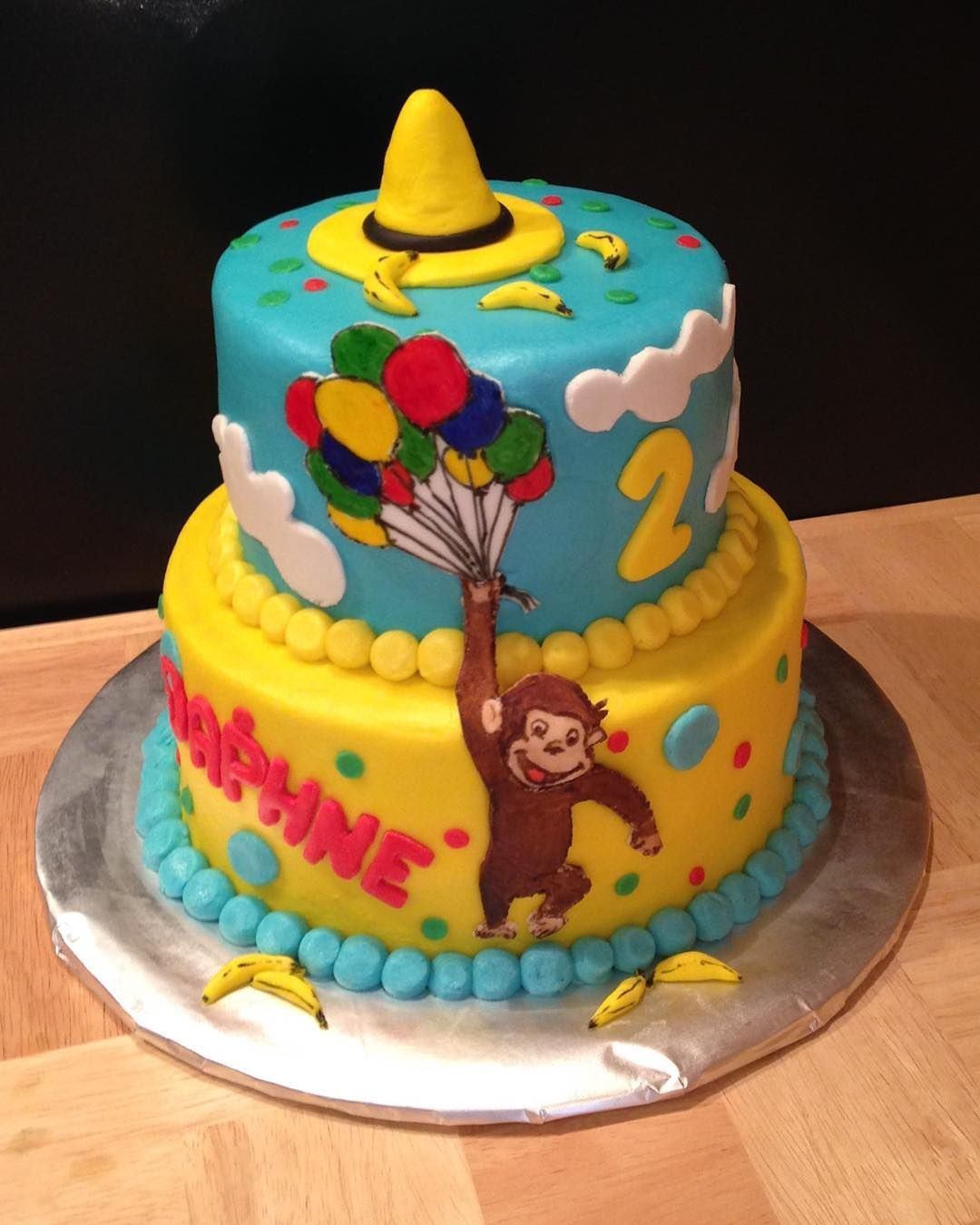 Curious George Birthday Cakes
 Curious George cake manintheyellowhat curiousgeorge