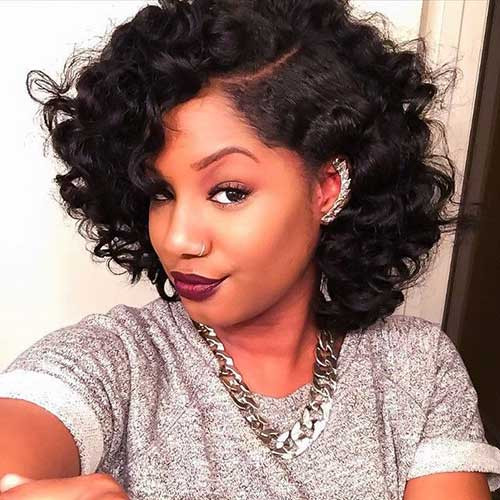 Curly Bob Weave Hairstyle
 15 Best Short Weave Bob Hairstyles