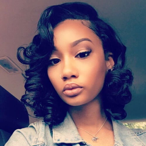Curly Bob Weave Hairstyle
 50 Sensational Bob Hairstyles for Black Women