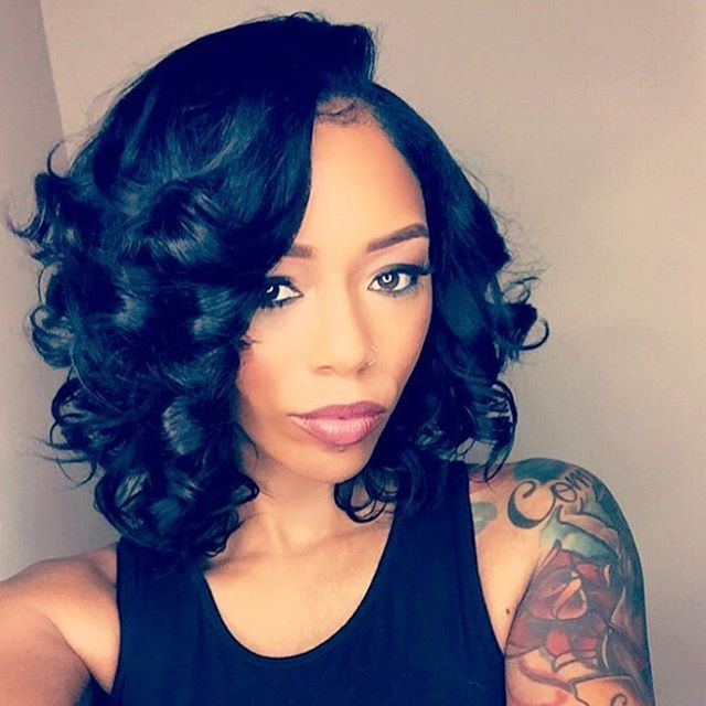 Curly Bob Weave Hairstyle
 Best 25 Curly bob weave ideas on Pinterest
