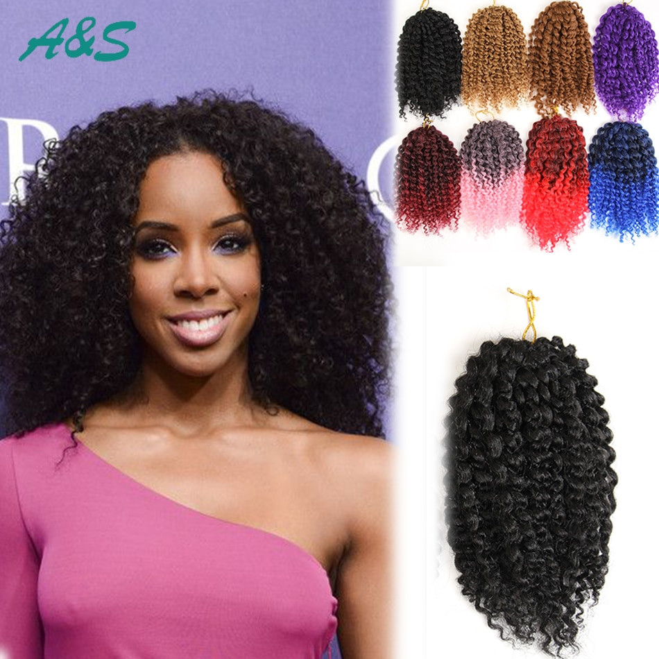 Curly Crochet Braid Hairstyles
 Black crochet braids hair extension curly crochet hair