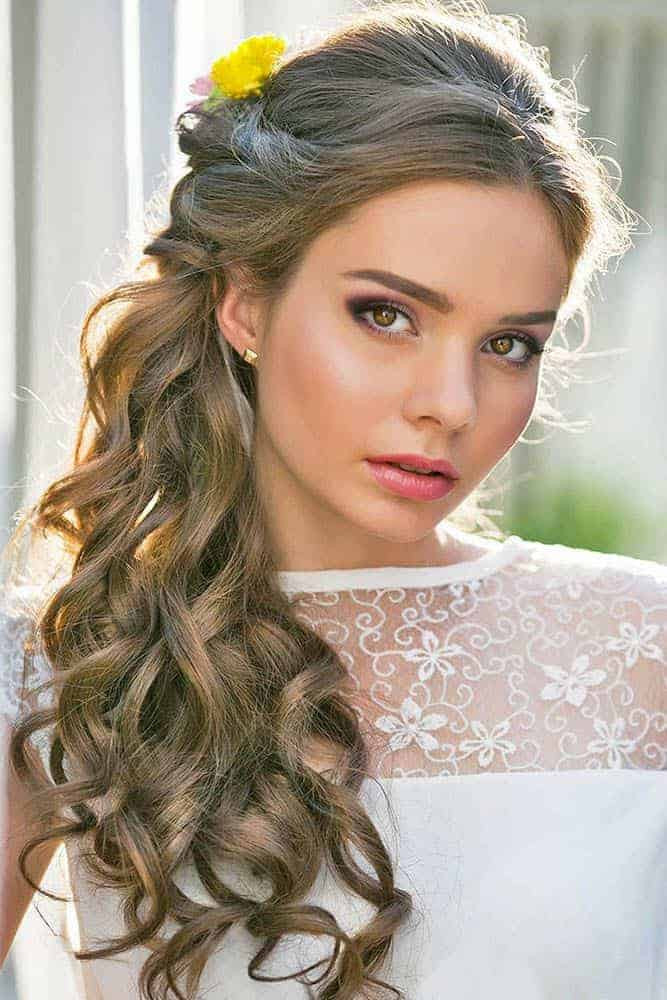 Curly Hairstyle Ideas
 25 Beautiful Wedding Guest Hairstyle Ideas 2019 – SheIdeas
