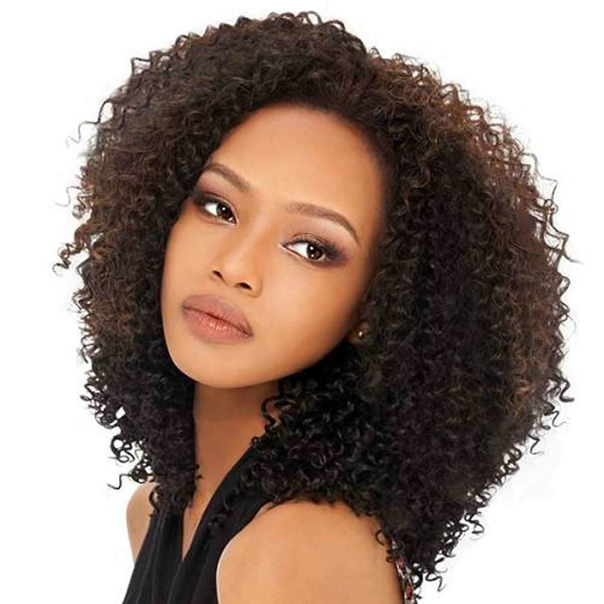 Curly Hairstyles Black Girl
 Black Women Medium Lenght Curly Hairstyles 2018 2019
