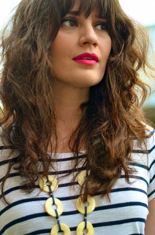 Curly Hairstyles With Bangs
 30 Best Curly Hair with Bangs