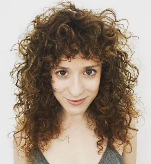 Curly Hairstyles With Bangs
 40 Cute Styles Featuring Curly Hair with Bangs