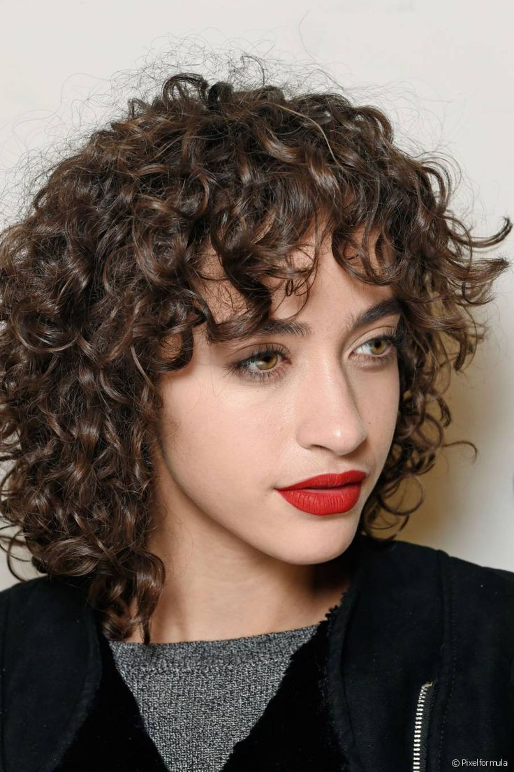Curly Hairstyles With Bangs
 205 best images about Curls on Pinterest
