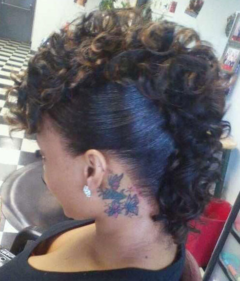Curly Weave Mohawk Hairstyles
 50 Mohawk Hairstyles for Black Women