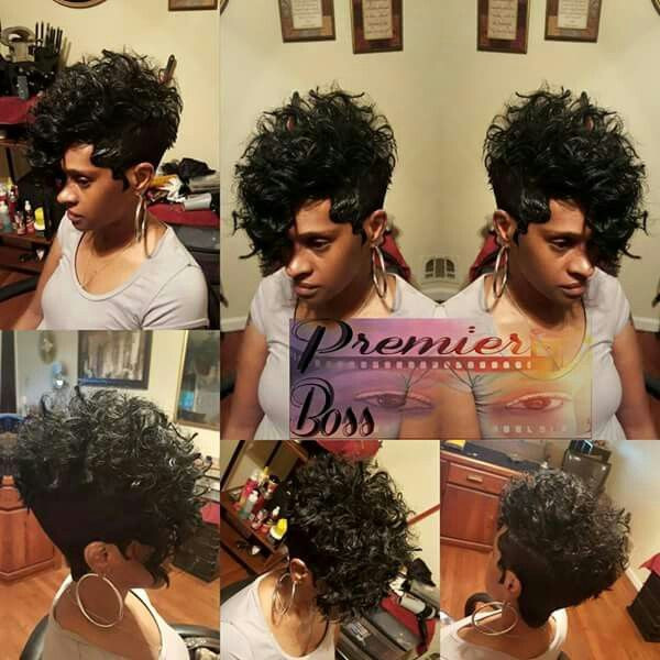 Curly Weave Mohawk Hairstyles
 Pin on curly mohawk