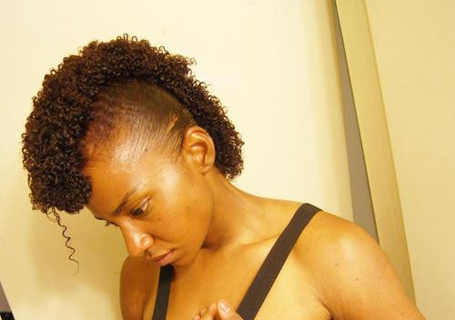 Curly Weave Mohawk Hairstyles
 Naturally Curly Weave Mohawk by kellydozier8