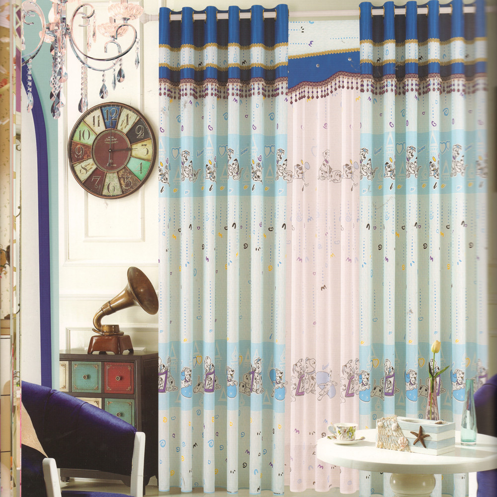 Curtain Rods For Kids Room
 Baby Boy Curtains Puppy Patterns For Kids Room