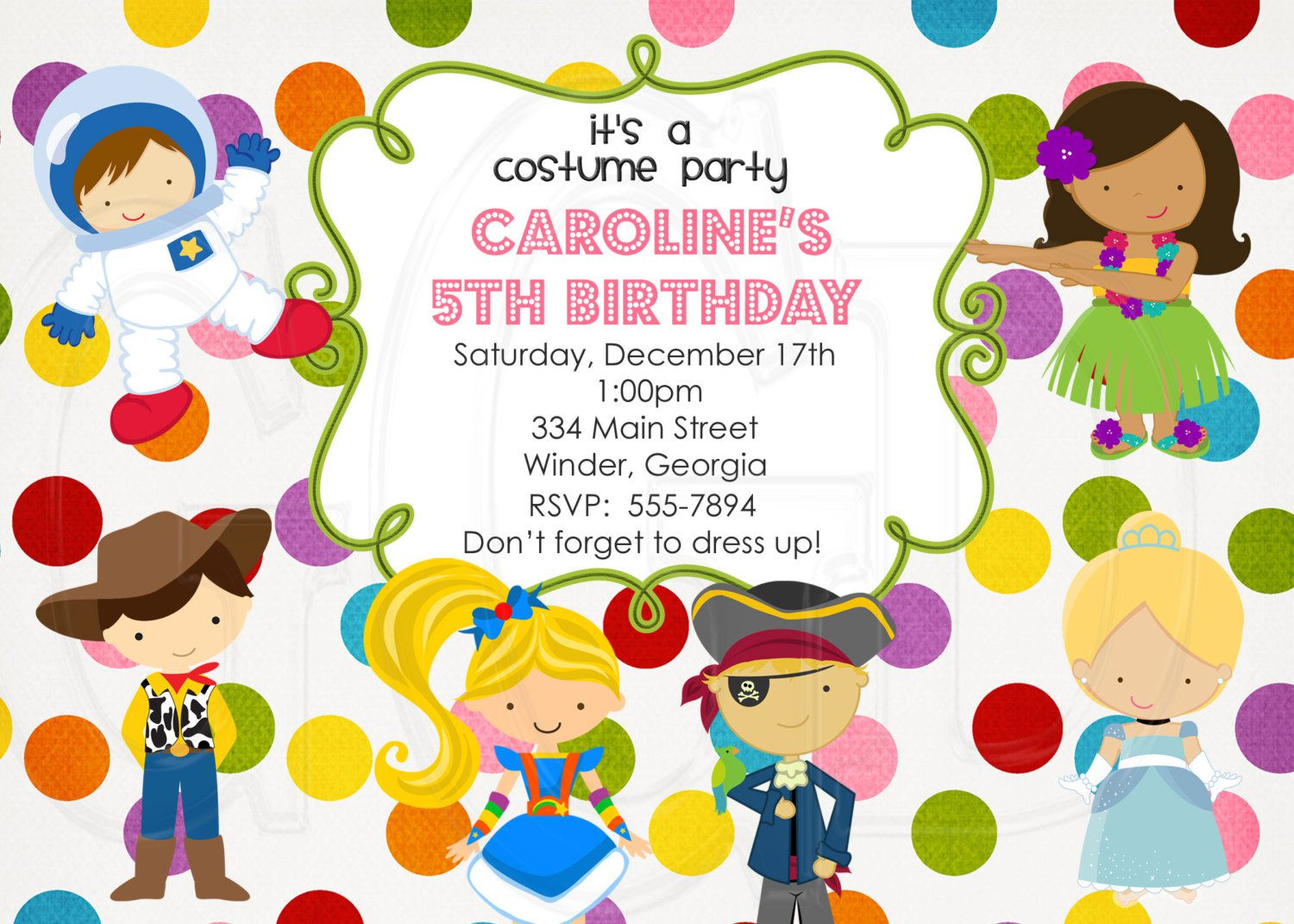 Custom Birthday Party Invitations
 birthday invitation card Custom birthday party