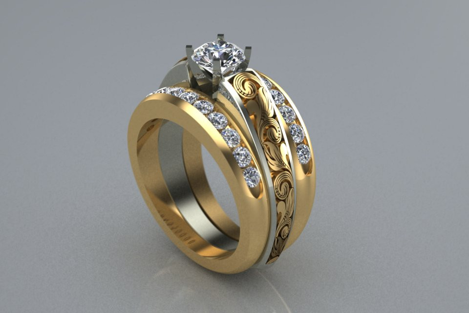 Custom Western Wedding Rings
 14k Custom western wedding rings – Farmer John pany