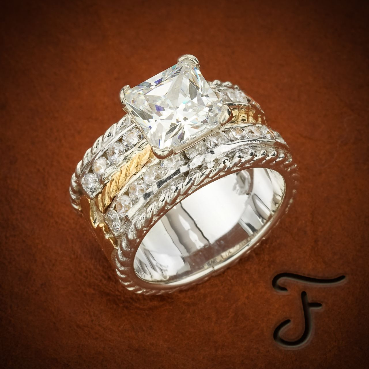 Custom Western Wedding Rings
 R 30