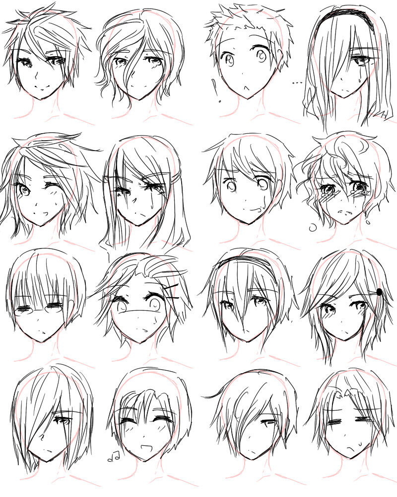 Cute Anime Boy Hairstyles
 Boy Hairstyles Drawing at GetDrawings