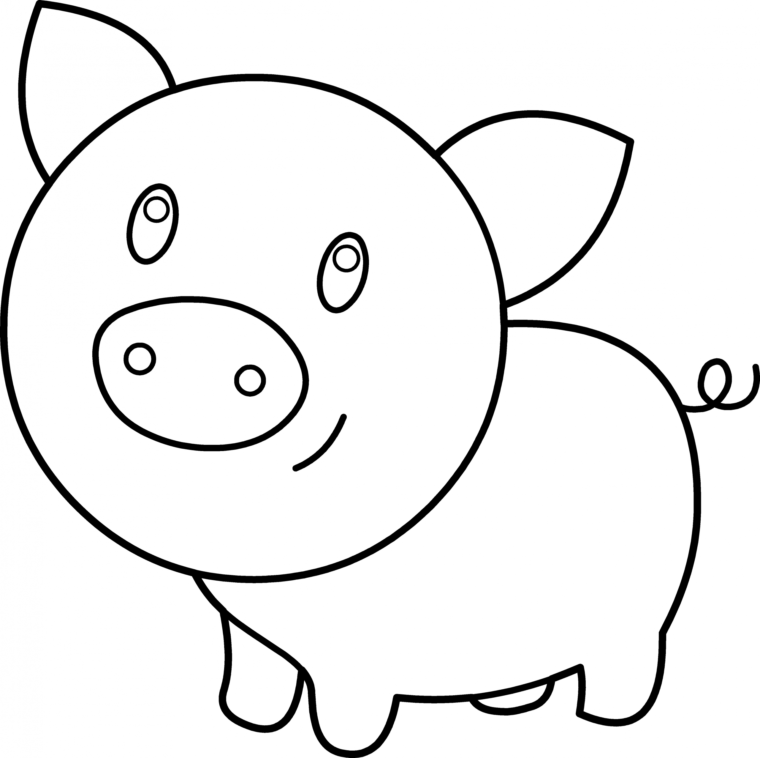 Cute Baby Pig Coloring Pages
 Pig Pen Clipart